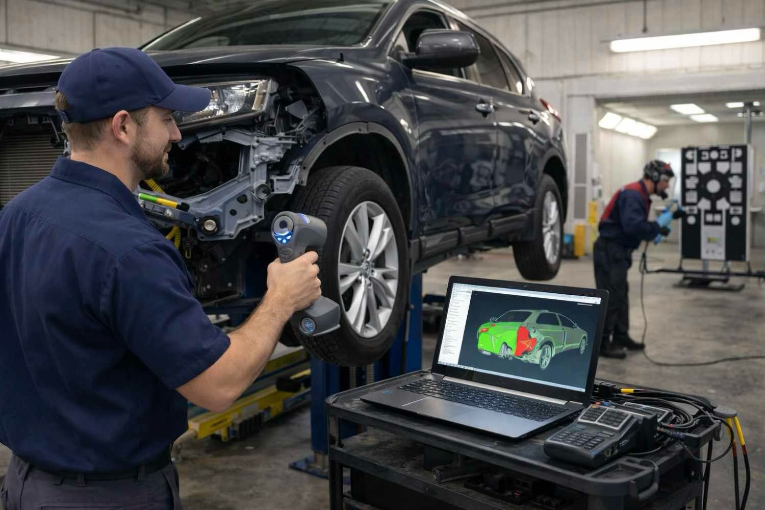 El Papel de la Tecnologia en las Reparaciones Modernas por Colision