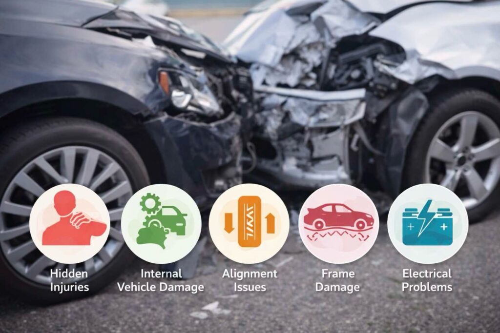 Top 5 Hidden Damages After a Car Accident