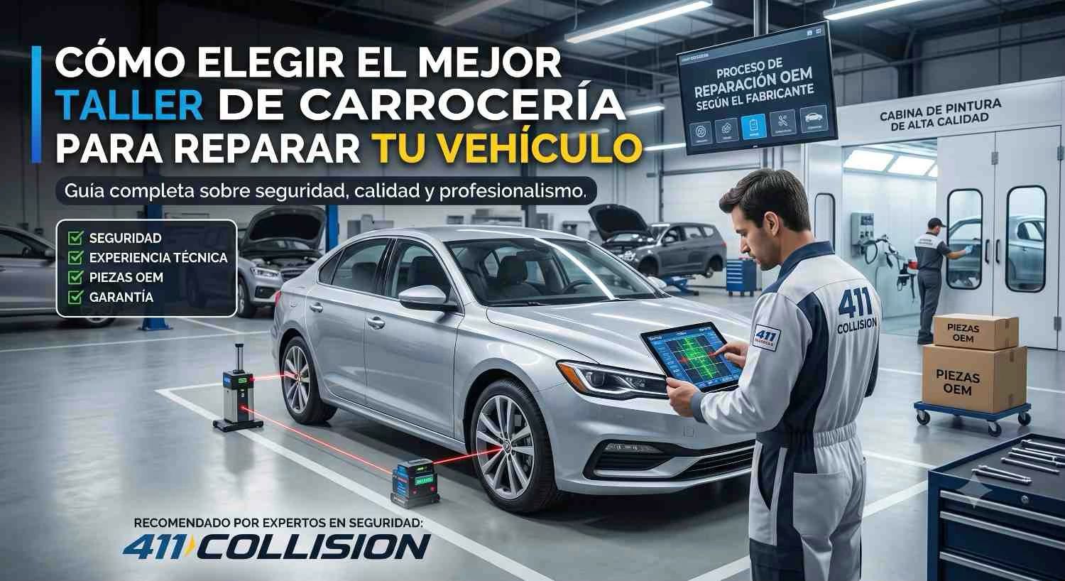 Cómo Elegir el Mejor Taller de Carrocería para Reparar tu Vehículo