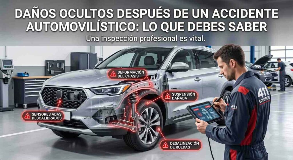 Daños Ocultos Después de un Accidente Automovilístico