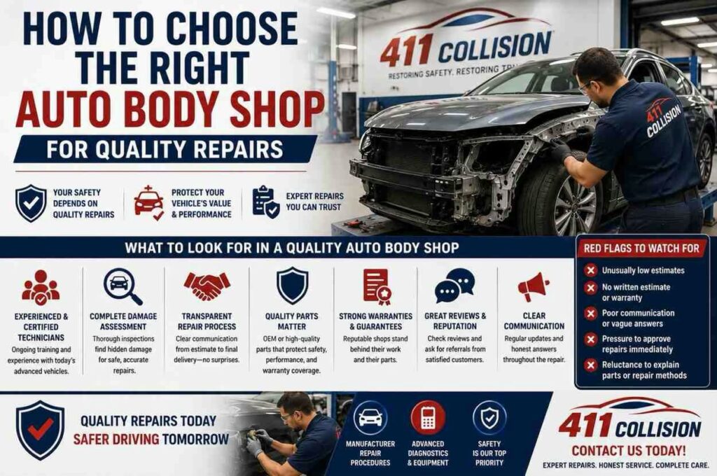 How to Choose the Right Auto Body Shop for Quality Repairs