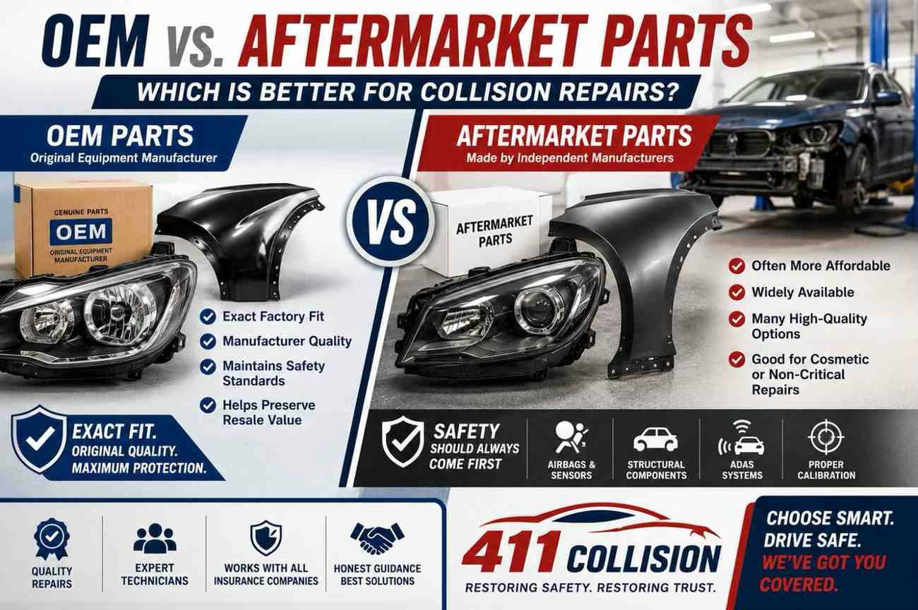 OEM vs. Aftermarket Parts for Collision Repairs