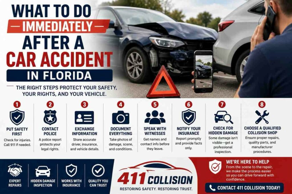 What to Do Immediately After a Car Accident in Florida
