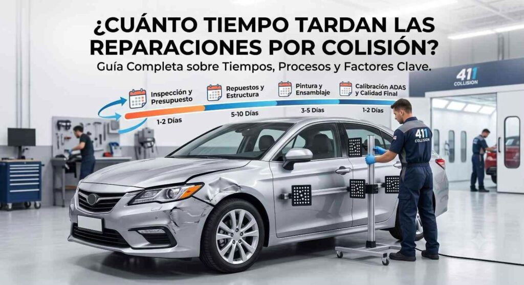 ¿Cuánto Tiempo Tardan las Reparaciones por Colisión?